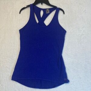 Calia Blue Workout Tank Top Crisscross Back Sleeveless Athletic